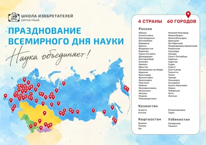 ПРИГЛАШАЕМ ПРИНЯТЬ УЧАСТИЕ ВО ВСЕМИРНОМ ДНЕ НАУКИ