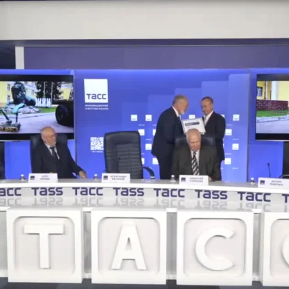 На конференции ТАСС обсудили робототехнические комплексы и вручили диплом почетного члена Союза ВОИР 1